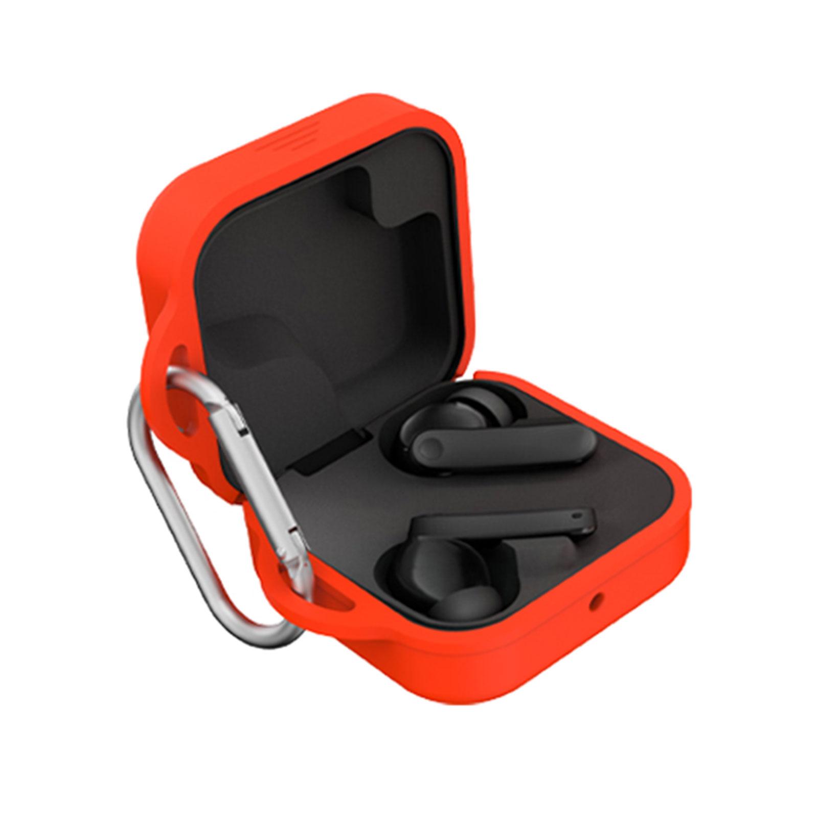 

Защитный силиконовый чехол AntiScratch for Nothing CMF Buds Pro 2 Earphone Non-scratch Cover Пылезащитный корпус оранжевый