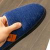 Winter Slippers Men Knitted TPR Sole Warm House Shoes Memory Foam Soft Designer Living Room Non Slip