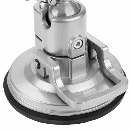 Asixx Rotating Clamp Vise, 360 Rotating Table Vise, Aluminum, Work Tool, Fixed, Silver