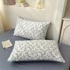 Luxurious 100% Cotton Floral Bedding Set Duvet Cover Set - Ultra Soft Breathable, 1 Duvet Cover 2 Pillowcases,Single/Double/King