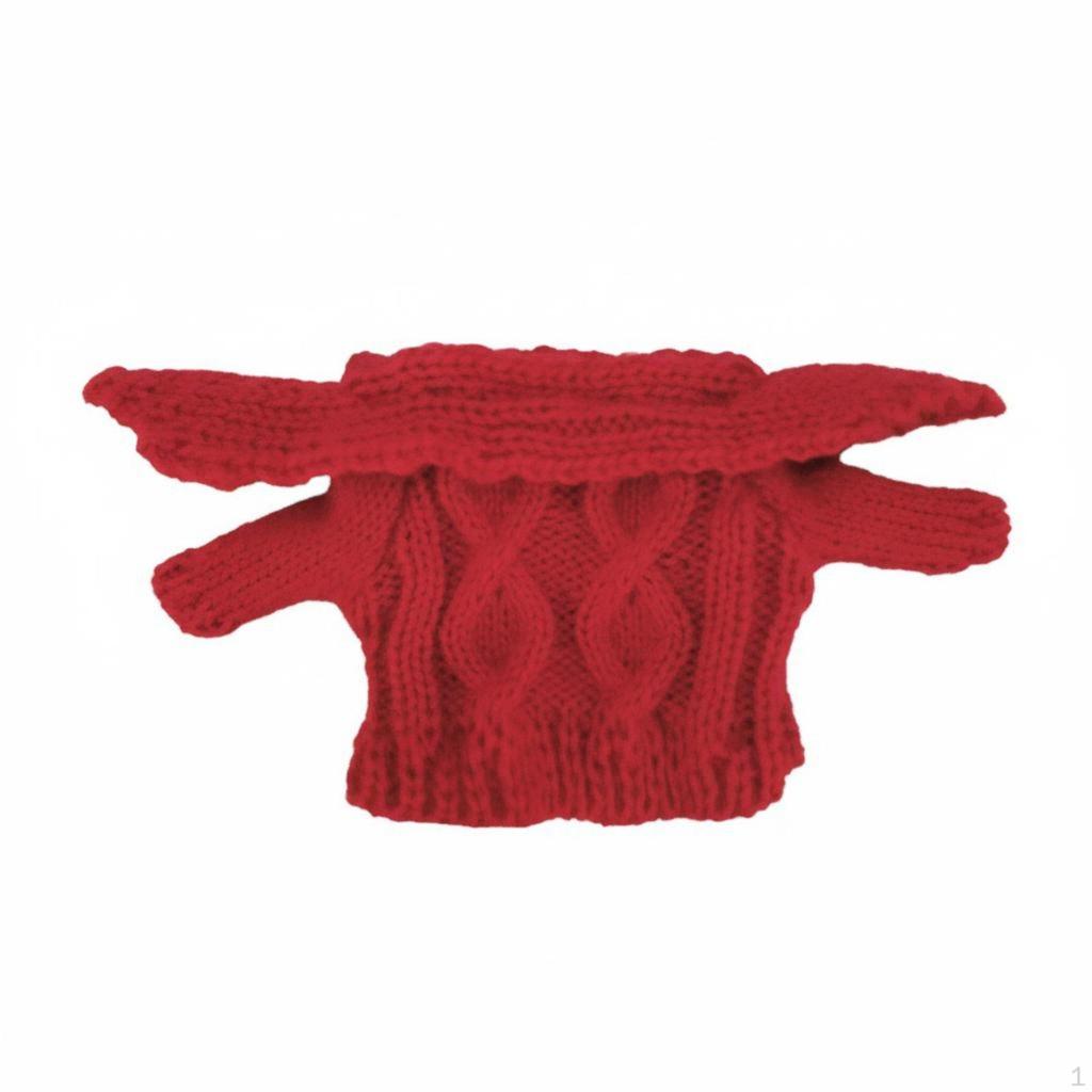 20cm Doll Sweater Versatile Decoration Stretchable Fit Miniature Winter Clothes for BJD