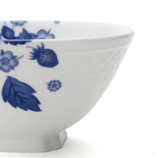 Wedgwood Strawberry Bloom Indigo Rice Bowl (M) [Used]