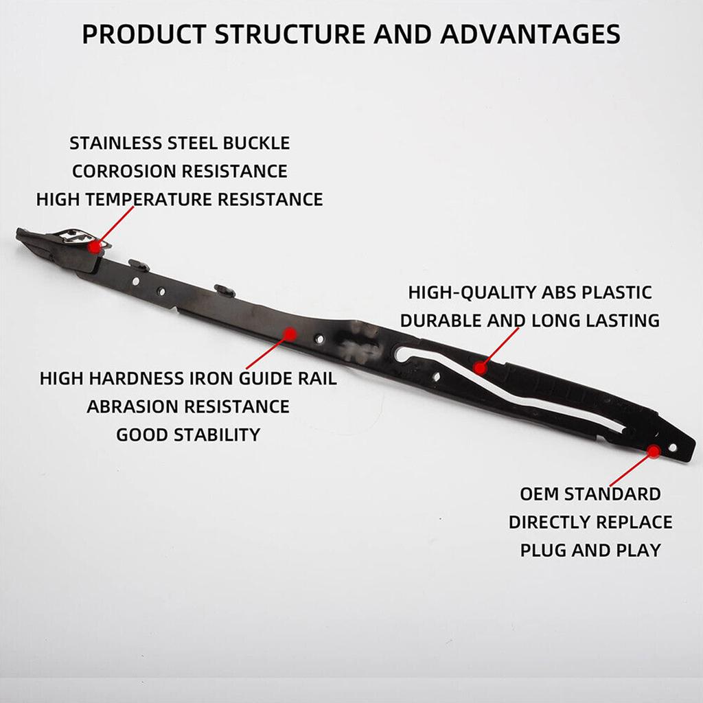 Auto-Autoteile Kompatibel für F150 F250 F350 F450 FL3Z-1651071-A FL3Z-1651071-B Schiebedachschienen-Montage-Reparatursatz 1 Paar