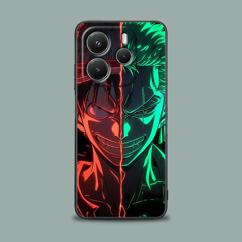 Soft Case For Xiaomi Redmi Note 15 14 13 12 11 10 Pro Plus For Redmi 15C 15 14C 13C 12C Phone Cover Luffy Zoro Anime One Pieces