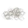 100pcs Iron Rings Making Wine Glass Charm Favors 20/25/30/35mm Diameter DIY Cup Card Labeling Hoop Drinking Recognizer Buckle
