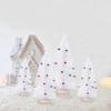Plastic Mini White Christmas Tree with Colorful Bells Artificial Xmas Pine Tree  Party Favors