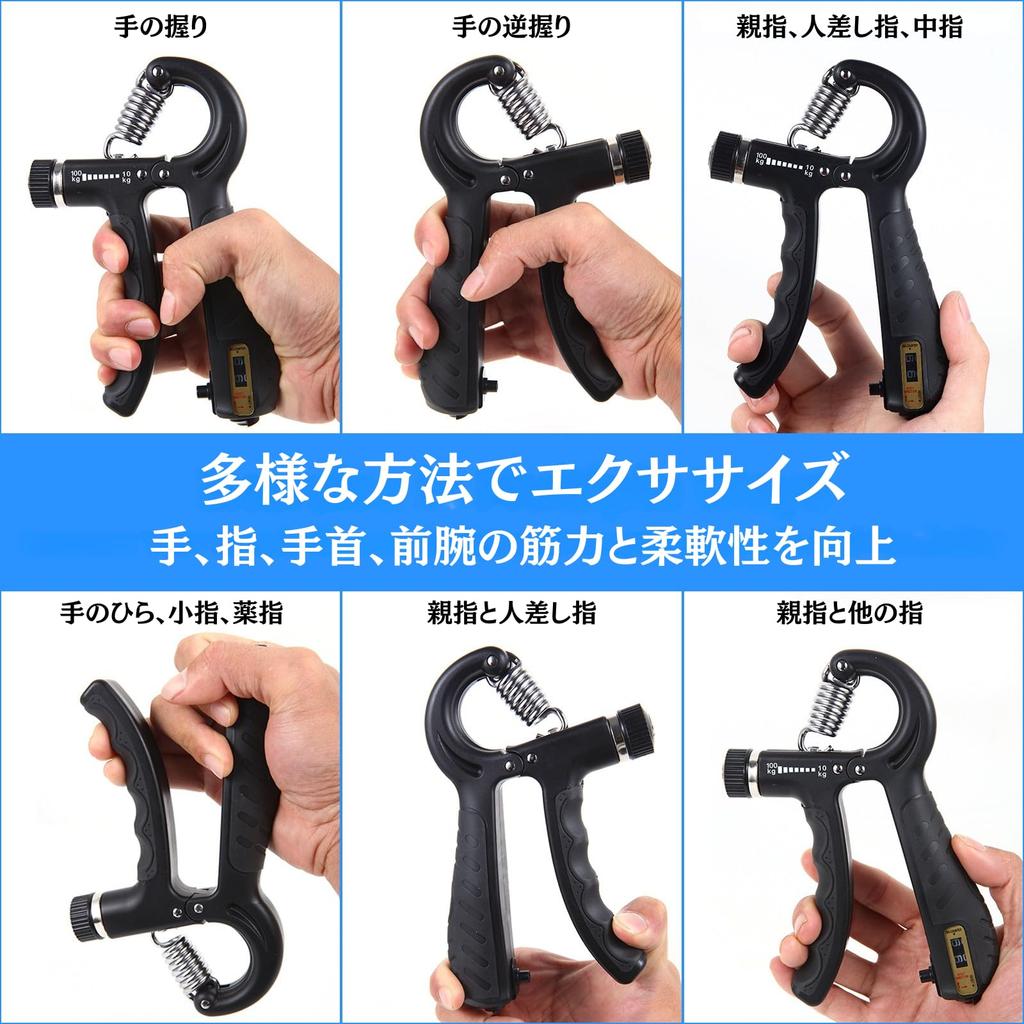 Enhanced Grip Adjustable Hand Gripper for Grip Strength and Forearm Muscle Stress Rehabilitation Comfortable Ergonomic Grip Strength Enhancer Trainer,