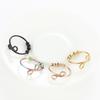 Mindfulness Breathing Necklace Opening Rings Stainless Steel Pendant Necklace Great for Meditation Practice Harmonies