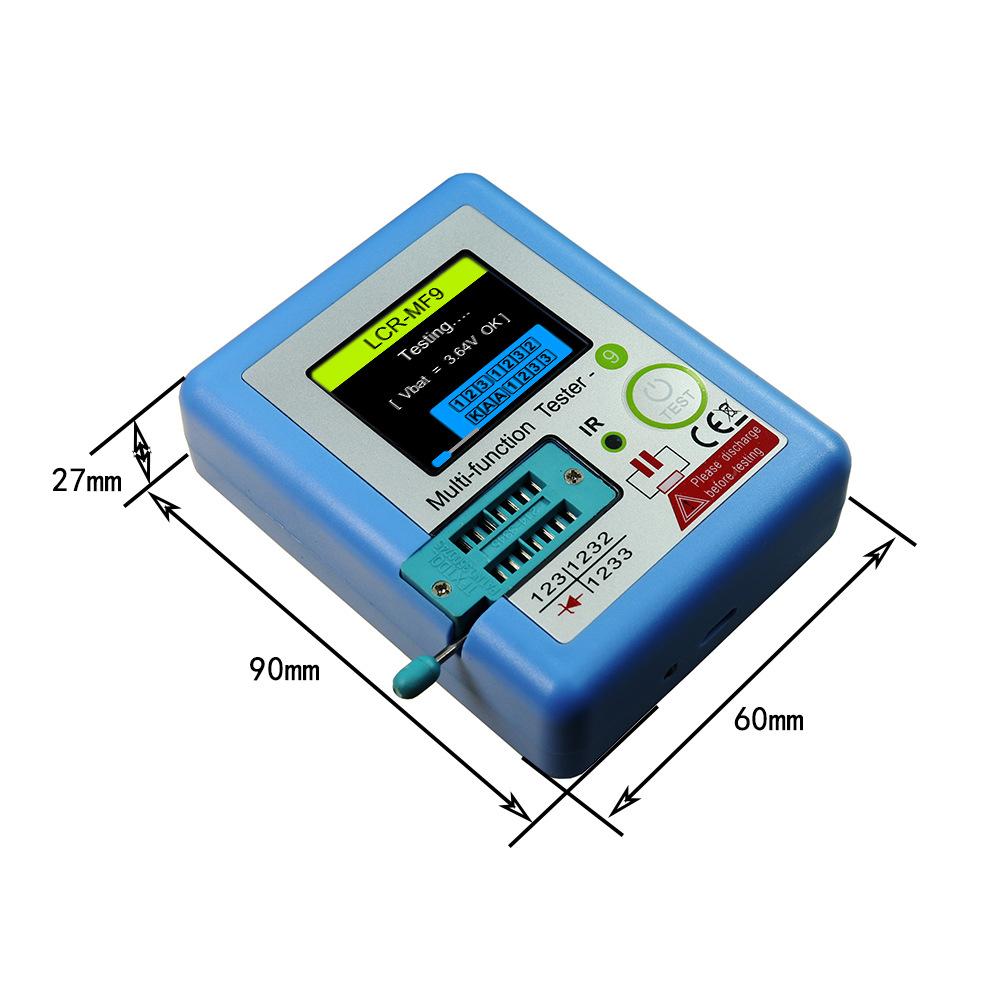 Colorful Display Transistor Tester Multimeter MOSFET NPN PNP Triac MOS Transistor Tester Diode Triode Capacitor Resistor Tester