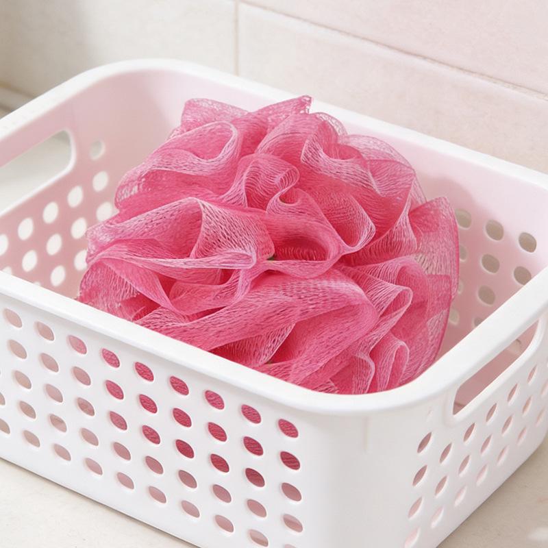 

Durable Multi-color PE Bath Sponge for Effective Lathering розовый
