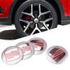 Adesivos de Tampa Central de Cubo de Roda com Logotipo de Alumínio para Carro 56mm Para Ibiza 6J FR Leon mk1 Arona Ateca Exeo Cordoba Toledo Cupra E-Racer