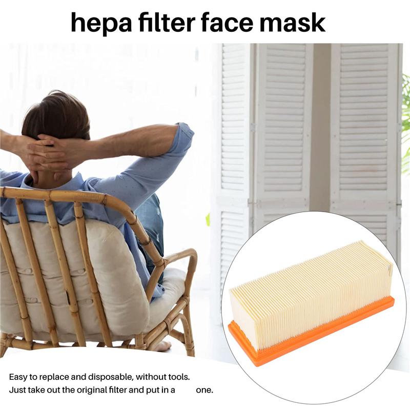 B97A-3 Pack HEPA Filter Replaces For Karcher 6.414-498.0 SE 2001 SE 3001 SE 5.100 SE 6.100 K 2801 Wet And Dry Vacuum Cleaner