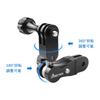 JINGCHEN Action-Kamera-Halterung, Aluminium-Kugelhalterung, Gopro-Halterungsverlängerung, 360-Grad-Drehung, Basishalterung, GoPro-Zubehör, Halterung für GoPro General
