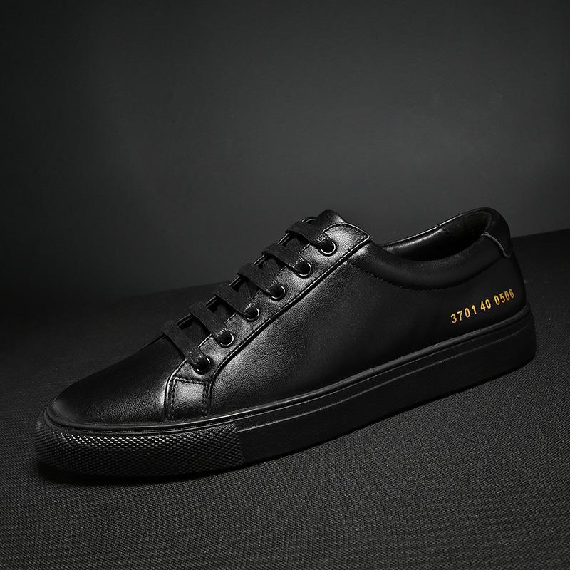 Genuine Leather Men Casual Shoes Luxury Brand Comforthable Italian Men's Shoes Top Quality Designer Shoes Antiskid Sport Sneaker