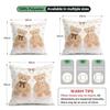 Cute Bear Cushion Pillowcase Printed Polyester 40/45/50Cm Throw Pillowcover Decorative Sofa Cushion Pillowslip Home Decor