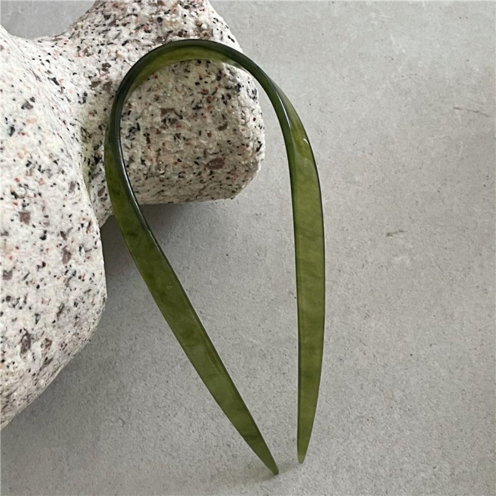 Design Tool Headdress U Shape Hairpin Acetic Acid Hair Stick Women Hair Accessories Chinese Hairpin