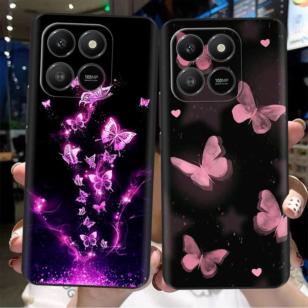 Funda Para Honor 400 Smart 5G Para Honor X7D 4G 5G hono400 Smart Dibujos Animados de Dinosaurios Lindos Funda de Teléfono Fundas de Silicona Suave Parachoques