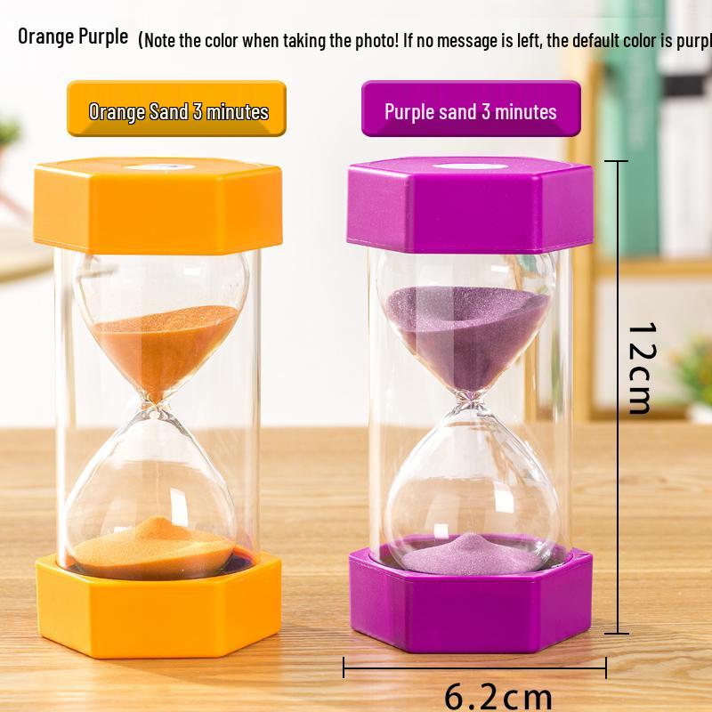 45-Minute Drop-Proof Hourglass Timer for Kids - Toothbrushing and Time Management Tool