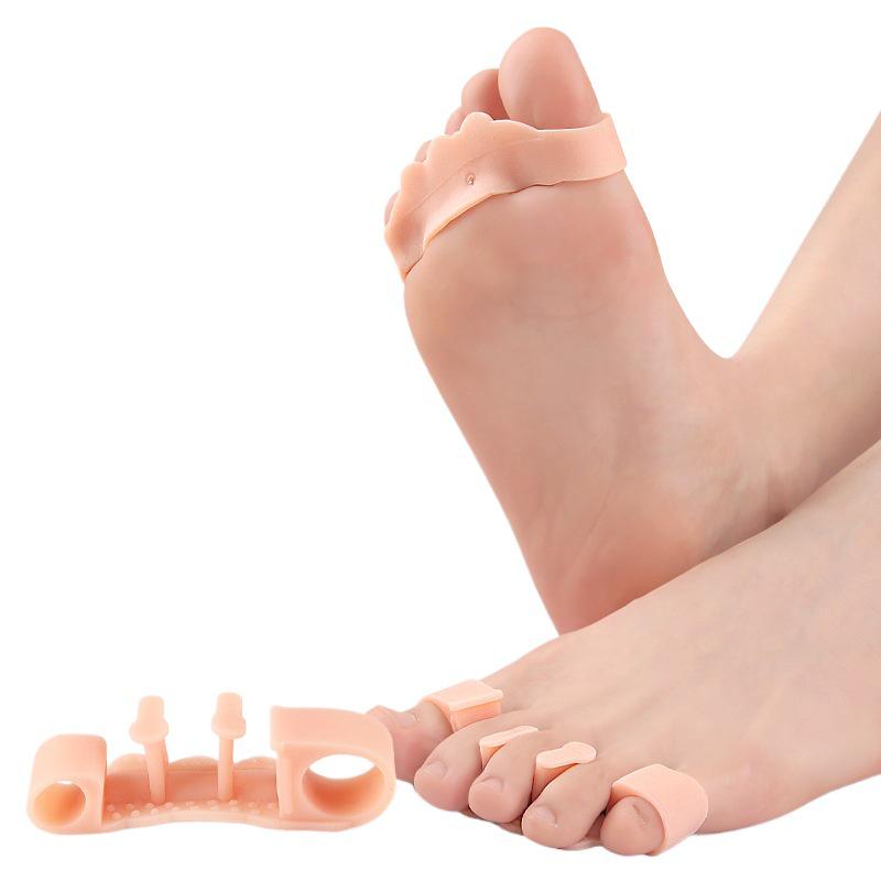 Double-Hole Snail Toe Separator: Soft Bunion & Overlapping Toe Corrector for Men & Women
