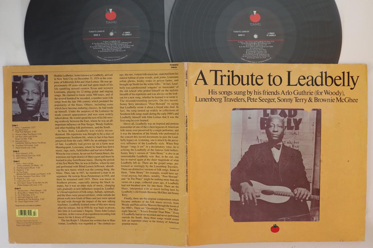 

LP Record VARIOUS A Tribute To Leadbelly 2696191 TOMATO 1989 Germany Blues Used