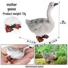 Realistic Farm Animal Models: Big Yellow Duck, Rooster, Turkey, Goose, and Swan