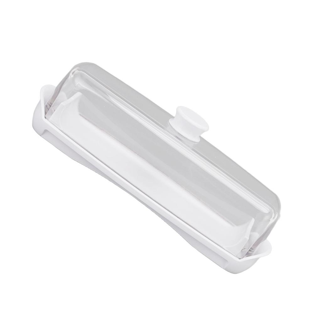 Transparent Cover Butter Storage Box Plastic Cheese Storage Container For Countertop