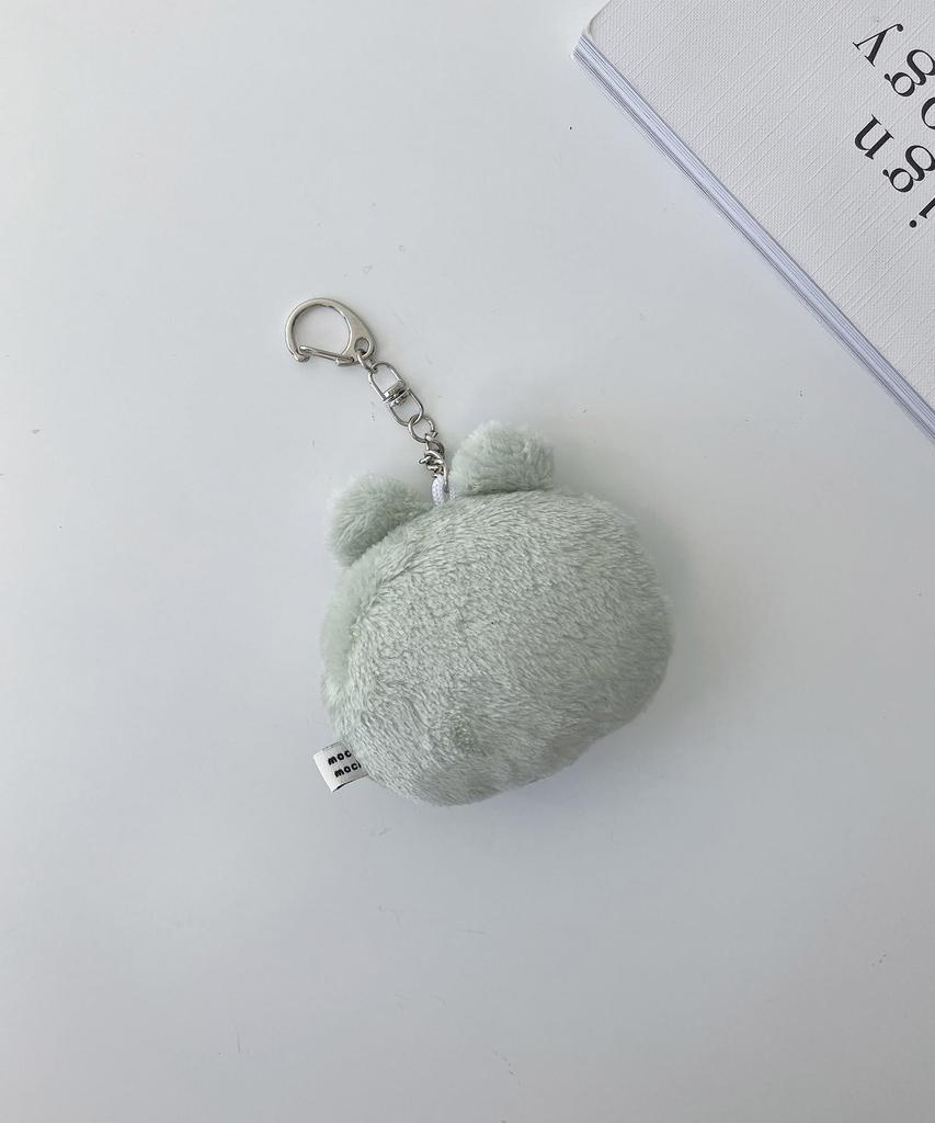 AS KNOW AS plus (ASKNOW AS PLUS) Squishy Animal Keychain, Frog, Cute Animal, Gift, Fluffy Plush Toy, Green