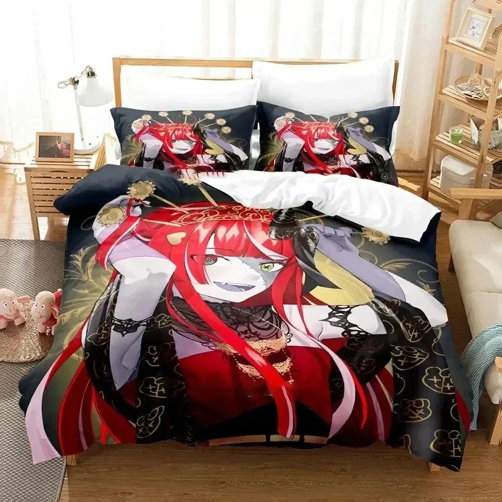 Comforter Fashion 3D Anime Kureiji Ollie Bedding Set Printed Bed Set With Bed Soft Queen King Size Bedclothes Home