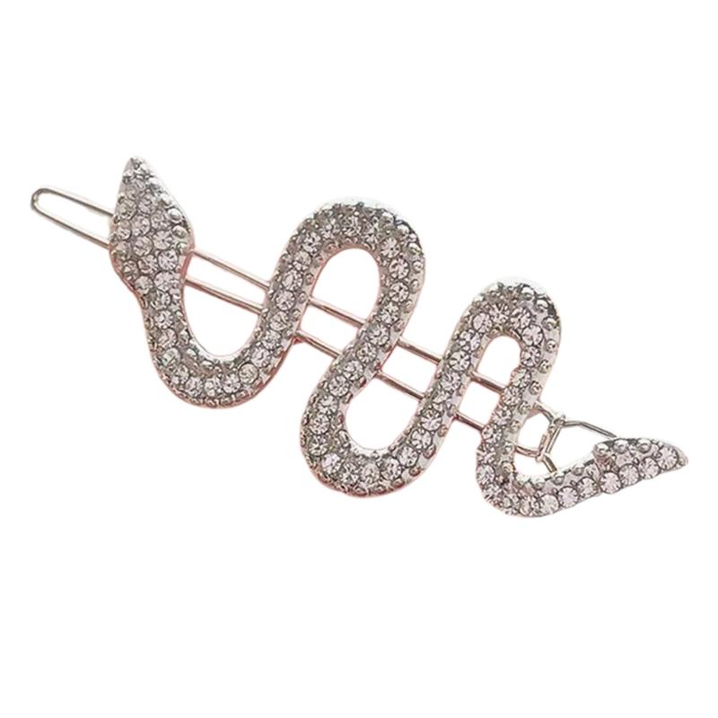Luxurious Snake Hair Accessory Decorated with Rhinestones Hairpieces Unique Hair Accesories For Party Wedding