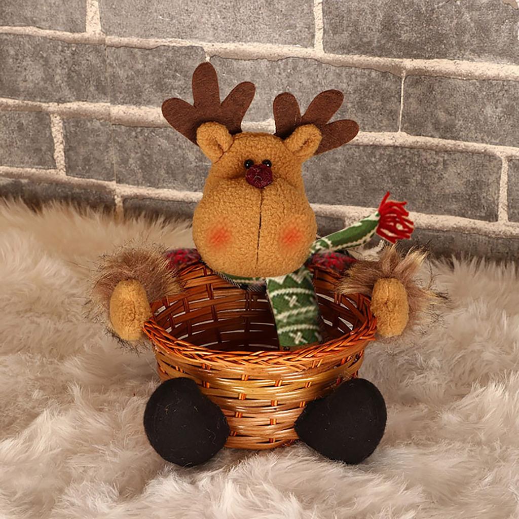 Christmas Candy Storage Basket Decoration  Storage Basket Gift 