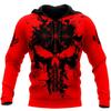 Men's And Women's Digital Terror Skull Street Suit Harajuku Jacket Men's Sports HoodieAmerican Style