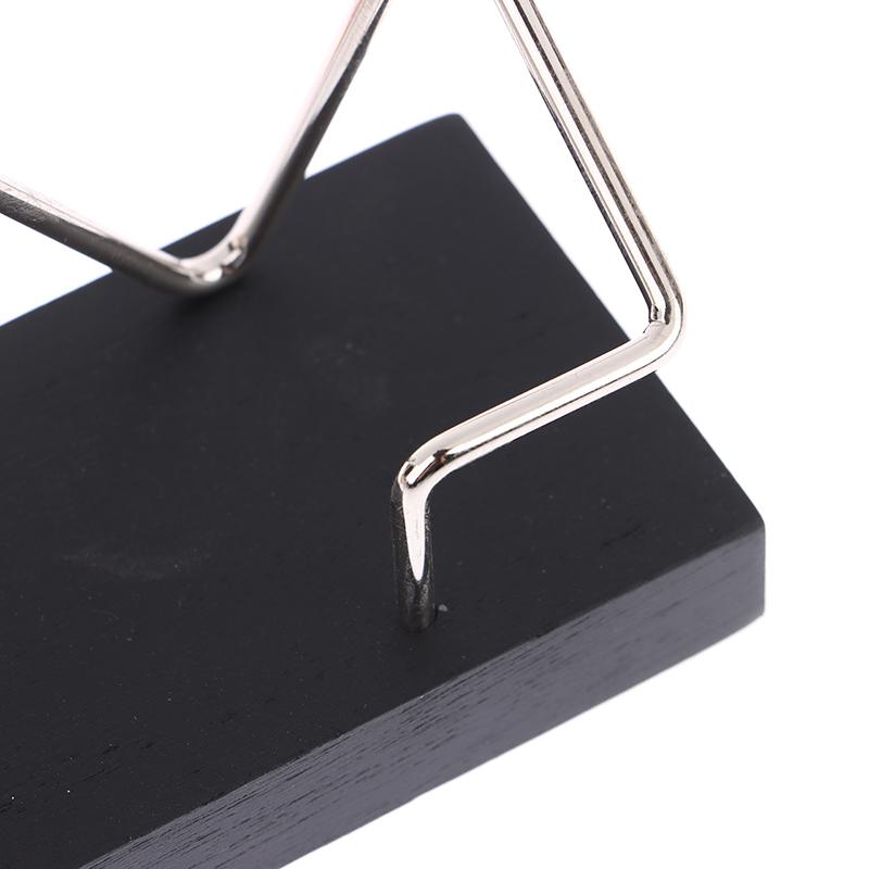 Desk Wooden Business Card Display Stand Wood Business Card Holder For Postcard Holder For Office Home Desktop