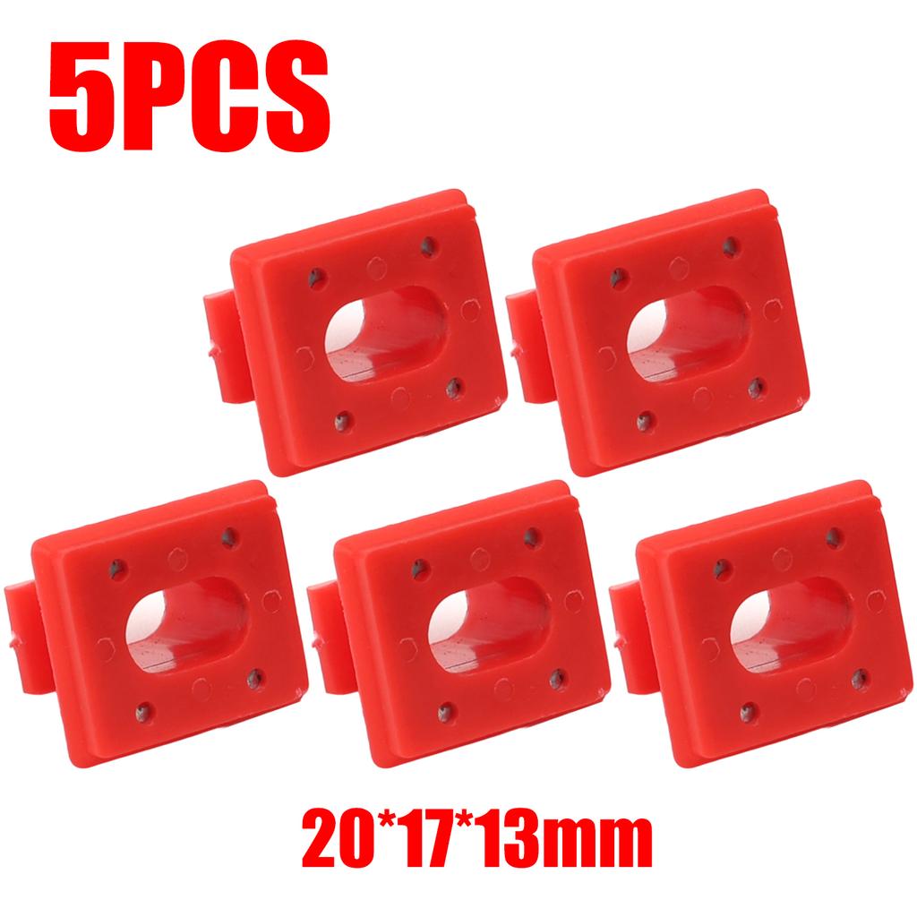 For BMW Interior Dashboard Trim Clip Kit Automotive Fastening ClipsRed Insert Grommet Panel Retaining Clips 5/10/20pcs