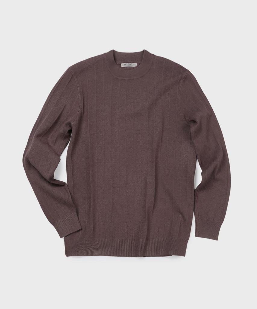 PANICALE Herringbone Ribbed Viscose Blend Sweater [2 Colors]