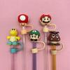 Cross-Border 10mm Straw Covers & Dust Plugs for Stanley Water Bottle - Cartoon Cup Accessories