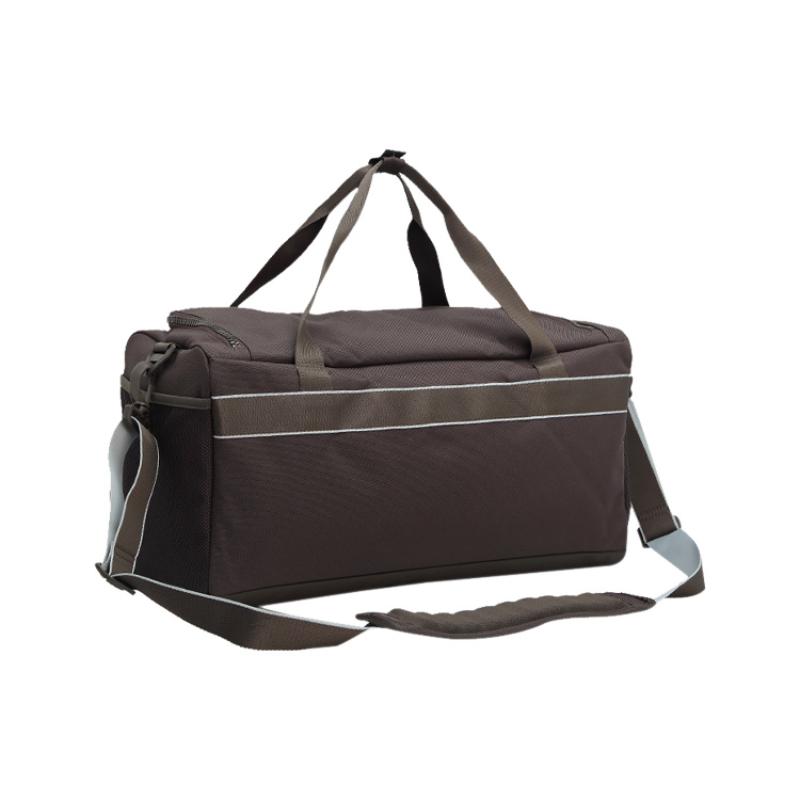 Nike Polyester Portable Crossbody Basketball Bag, Travel Bag, Gym Bag Large Unisex Dark Wood Umber Casual CK7067-004