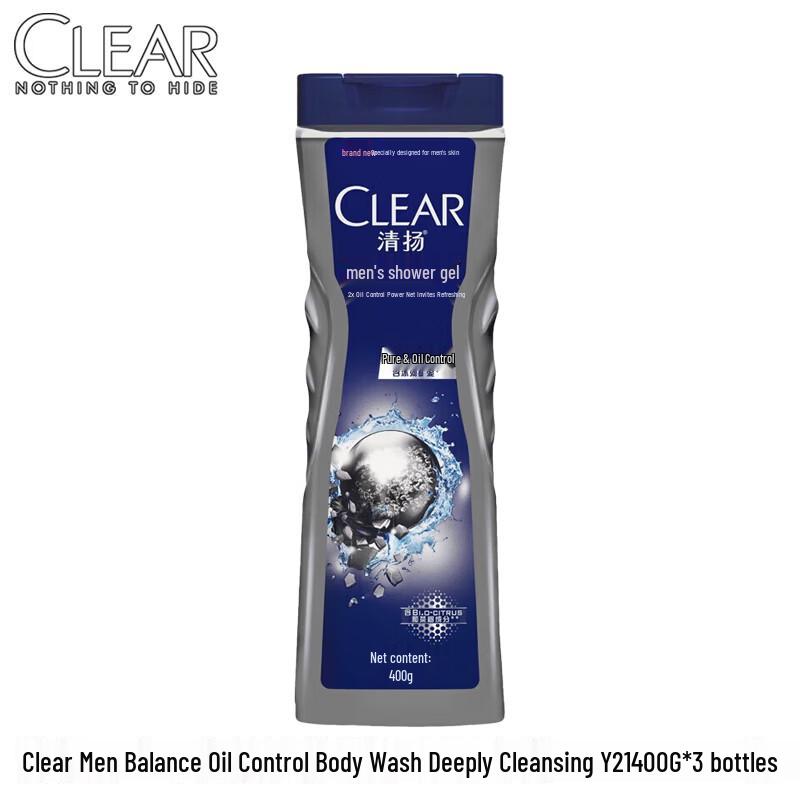 

Clear Anti-Dandruff Oil Control Shower Gel (3 x 400g)