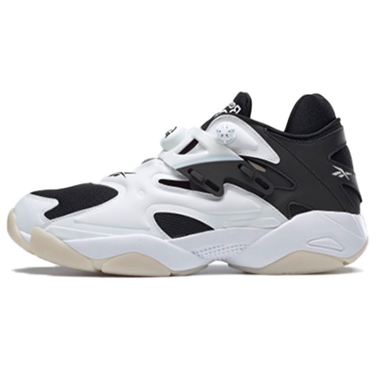 

Reebok Pump Court белые черные кроссовки унисекс FV6083