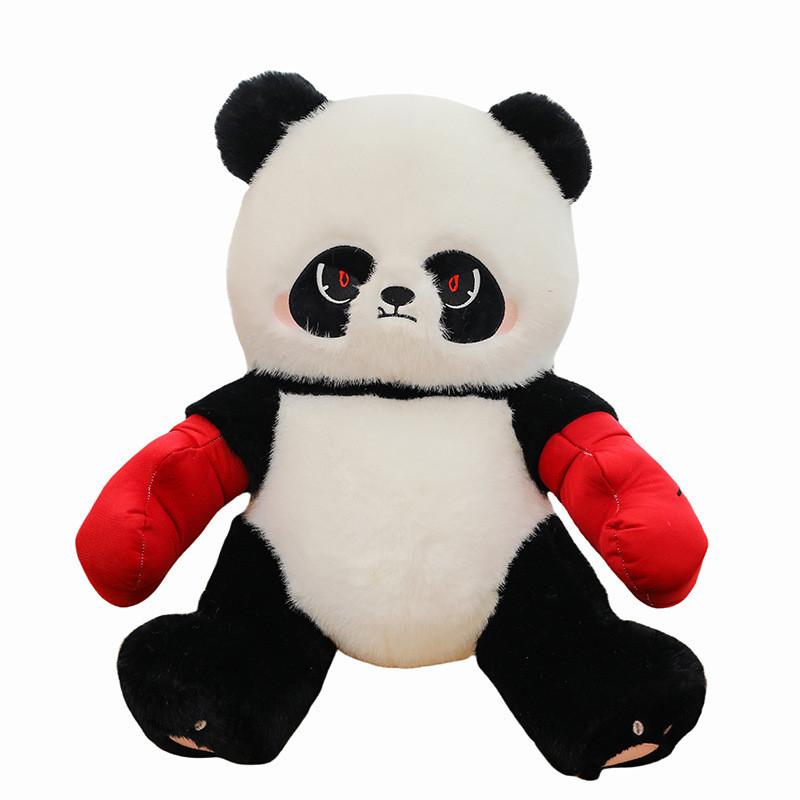 Panda Plush Boxing Toy Stuffed Animal Toy For Kids Adorable Birthday Gift Doll