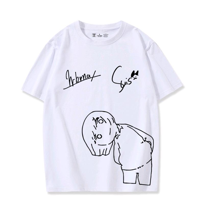 

Y2K Night Deer yorushika around nico sing See nbuna short sleeve T-shirt Printed T-shirt men s and women s clothing Summer S