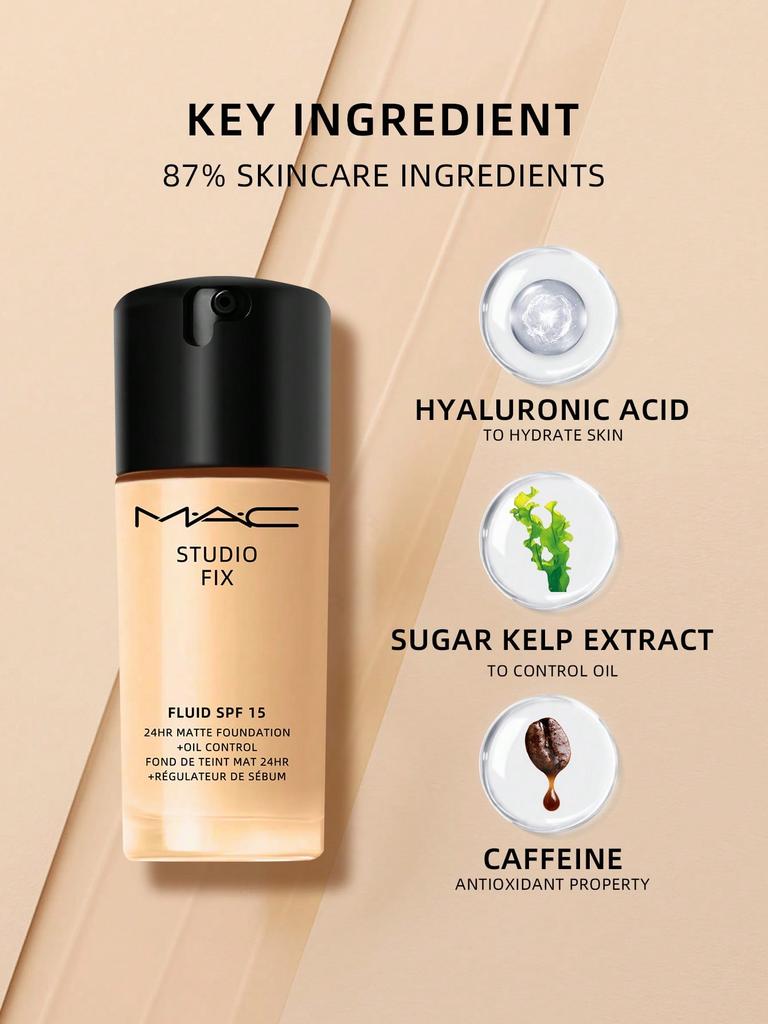 Mac Studio Fix Foundation | 24Hr Matte Oil Control, NC11 30mL