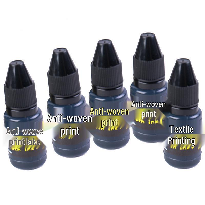 Textile Printing Ink 10ml – Ideal for Photosensitive Stamps On Fabric, Bed Sheets, and Clothing (6g)