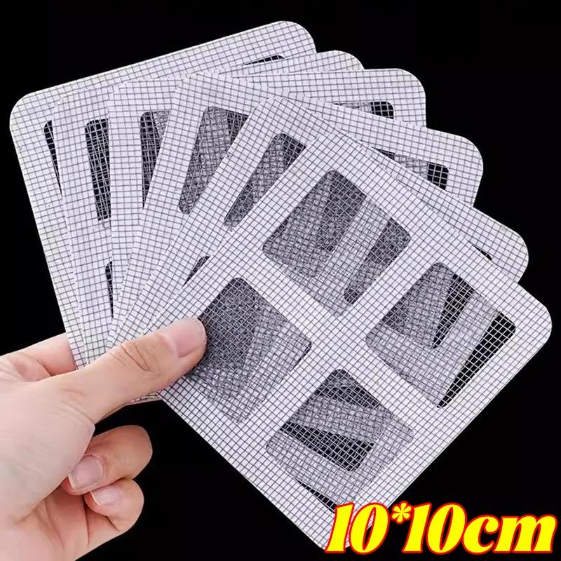 3Pcs Disposable Hair Catcher for Shower Mesh Shower Drain Covers Floor Sink Strainer Filter Mesh Sticker Bathroom Accessories