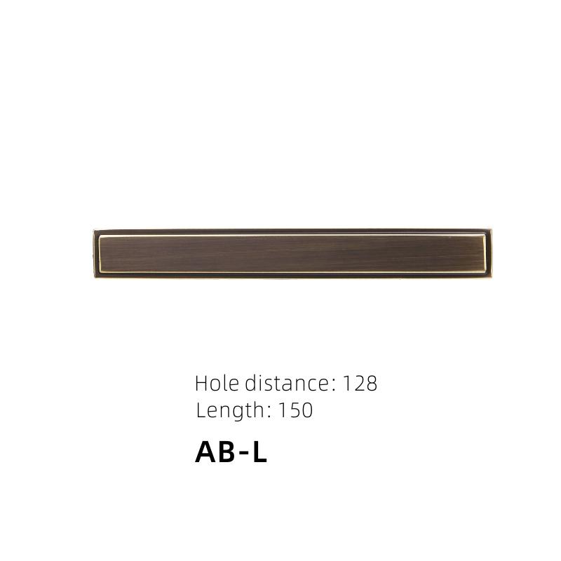 Dooroom Messing Möbelgriffe Schrank Kleiderschrank Kommode Schranktür Europäisch Amerikanisch Modern Chinesisch Schwarz Griffe