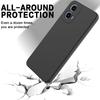 For Motorola Moto G45 5G Case Liquid Silicone Anti-Scratch Phone Cover with Hand Strap