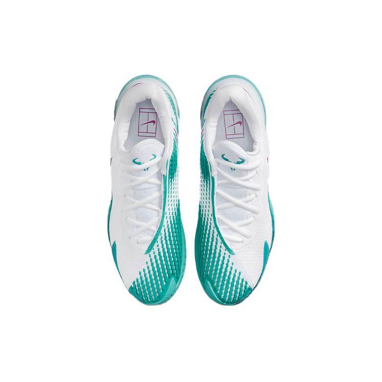 Nike Court Zoom Vapor Cage 4 Rafa White Washed Teal Men Sneakers Red-Plum DD1579-153