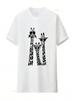 Giraffe T Shirt Reader Nerd Zoo Sarcastic Sweat Funny Quotes Vintage Washed Versatile Casual Streetwear Stretched Breathable