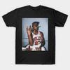 Unisex Black Cotton TShirt Basketball Player Vintage Casual Athletic Retro Style