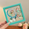 Mermaid Children'S Bracelet Cute Shell Painless Ear Clip Mermaid Princess Hair Tie Set Gift Box