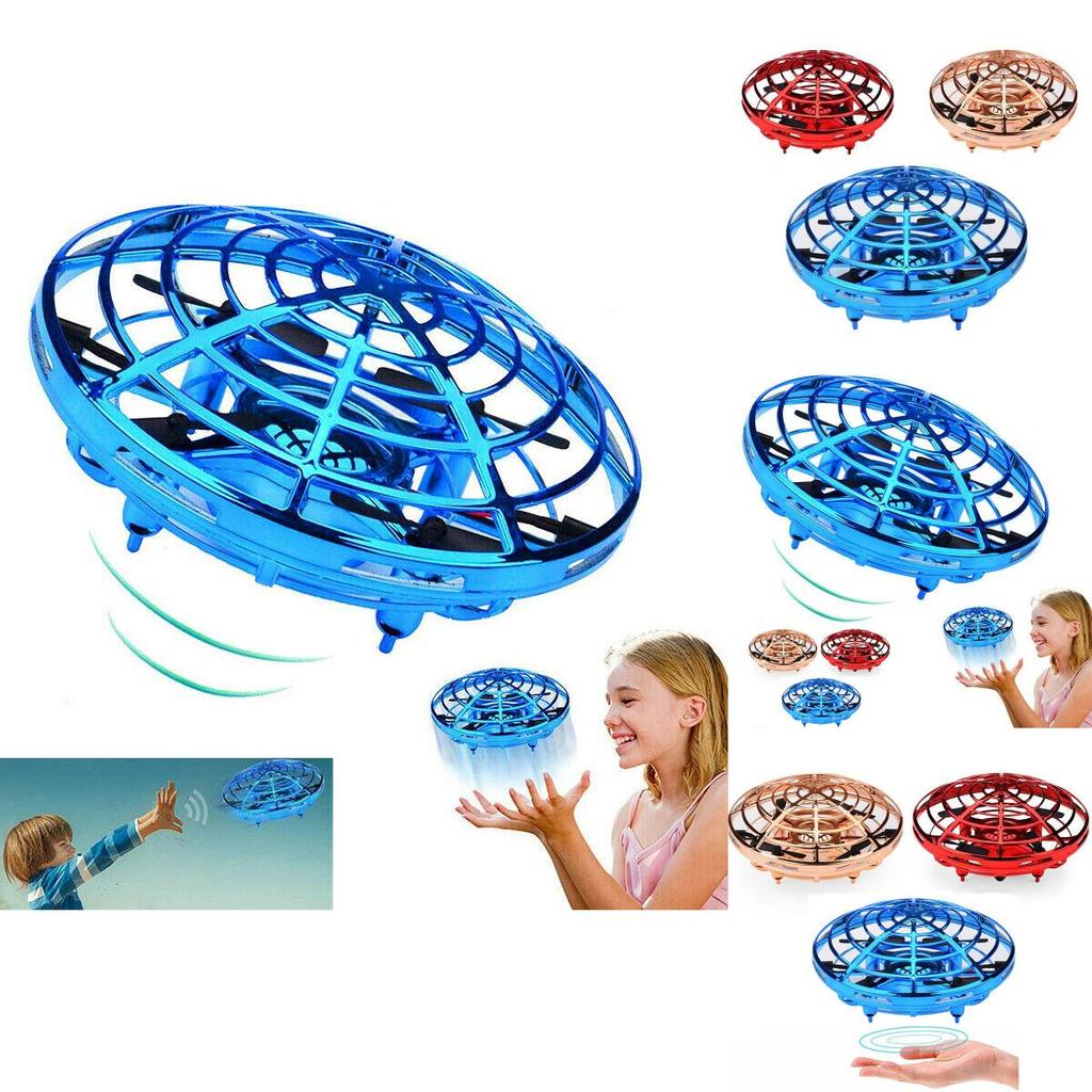 Hand Controlled Mini Drone Induction Levitation Ufo Flying Toy For Kids Gift Fun